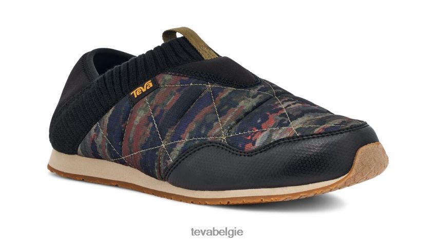 Denk aan tie-dye Teva P80FL0367 schoenen sorbet-olijftak