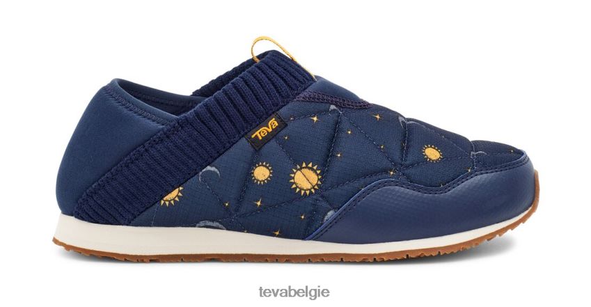 denk aan de zon en de maan Teva P80FL066 schoenen zon- en maaninsigne blauw