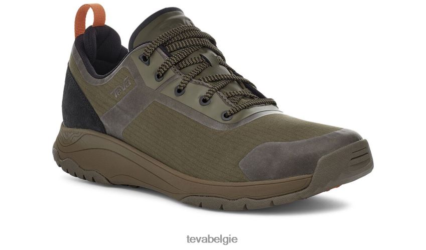 poort laag Teva P80FL0472 schoenen donker olijfgroen