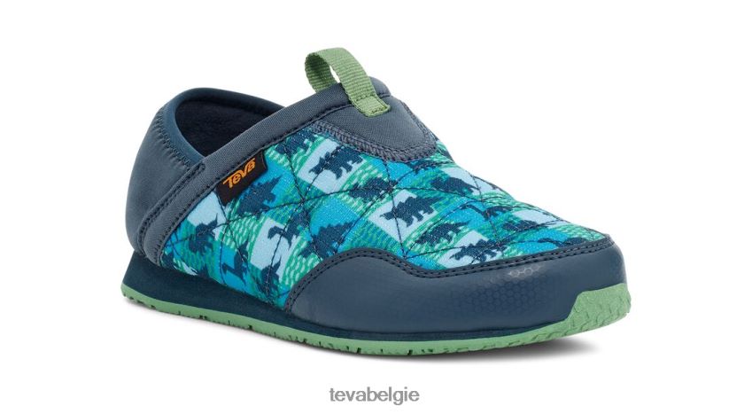 denk aan dinoster Teva P80FL0290 schoenen blauwe dino