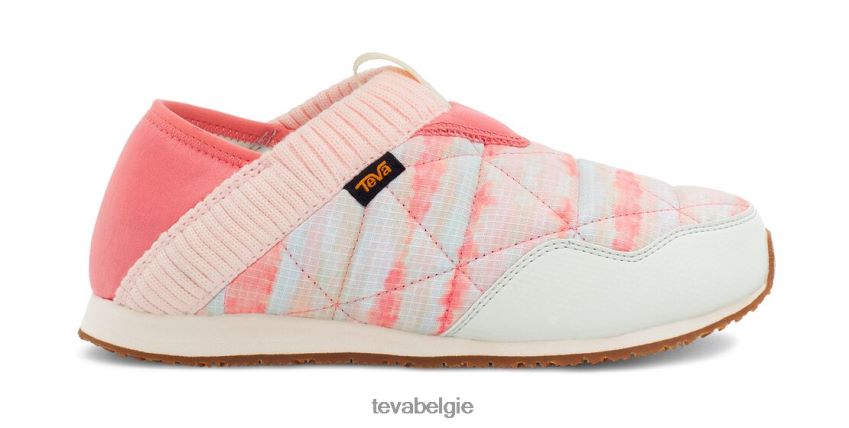 Denk aan tie-dye Teva P80FL0223 schoenen sorbetroze zout