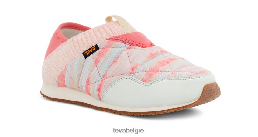 Denk aan tie-dye Teva P80FL0223 schoenen sorbetroze zout